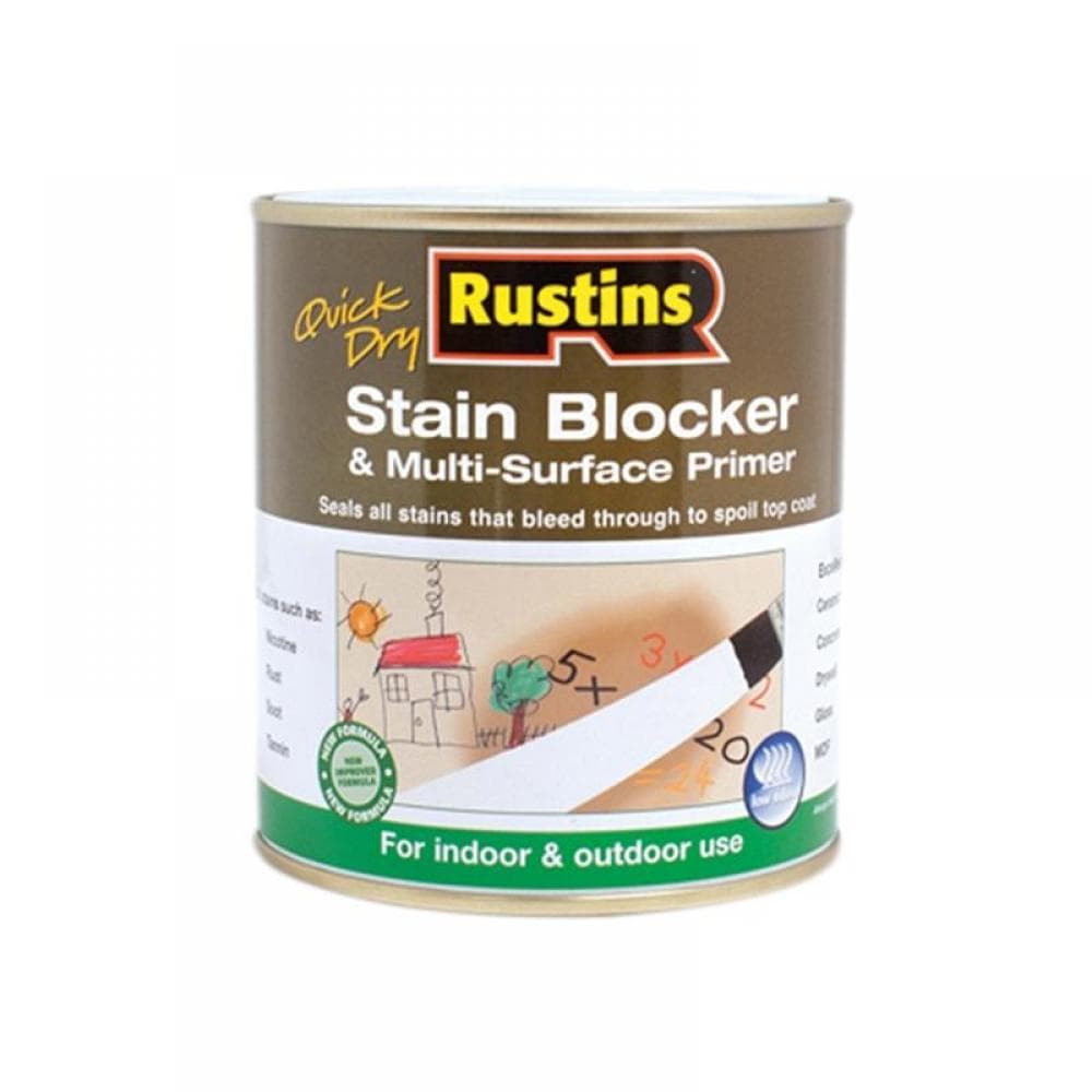 Rustins SBMP500 Quick Dry Stain Block & Multi Surface Primer 500Ml