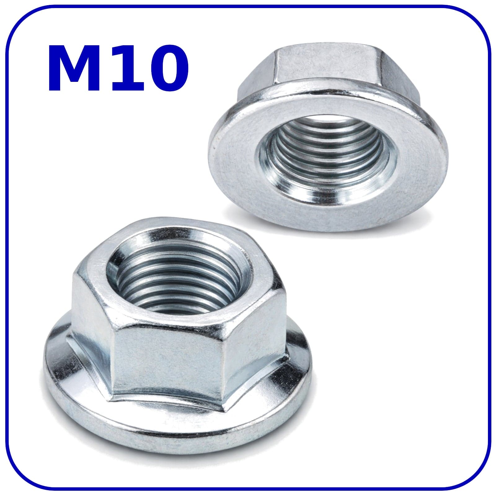 M10 NUTS FLANGE DIN 6923