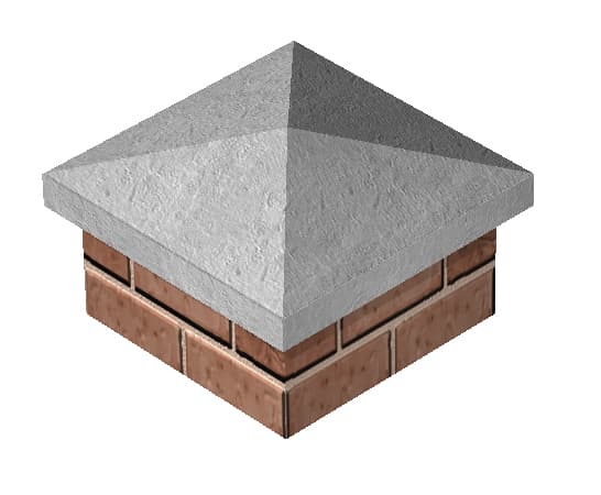Supreme Concrete Pier Cap 305mm x 305mm - Pack of 30