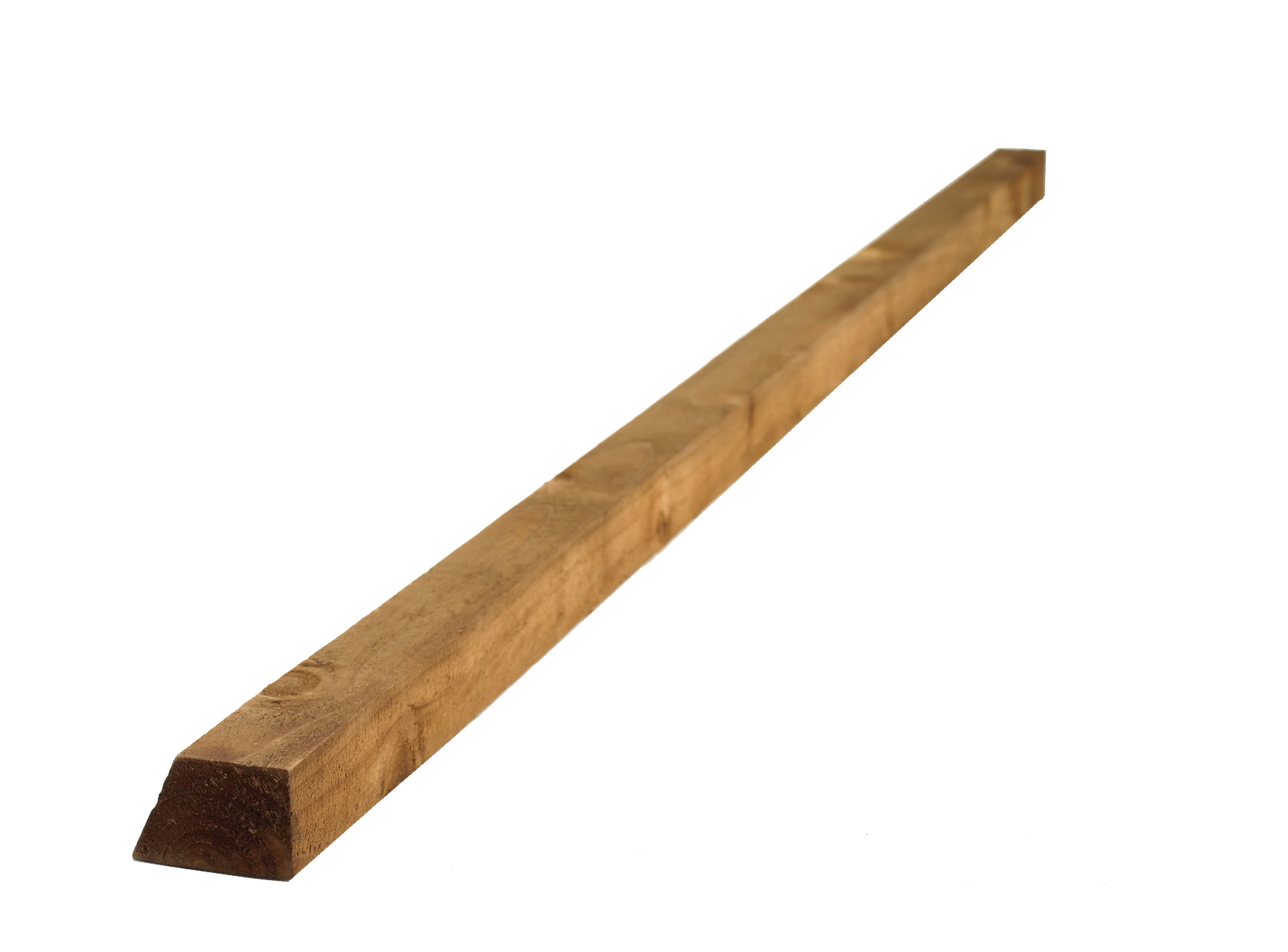 47mm x 125mm x 3.0m Brown Treated Arris Fence Rail 2EX
