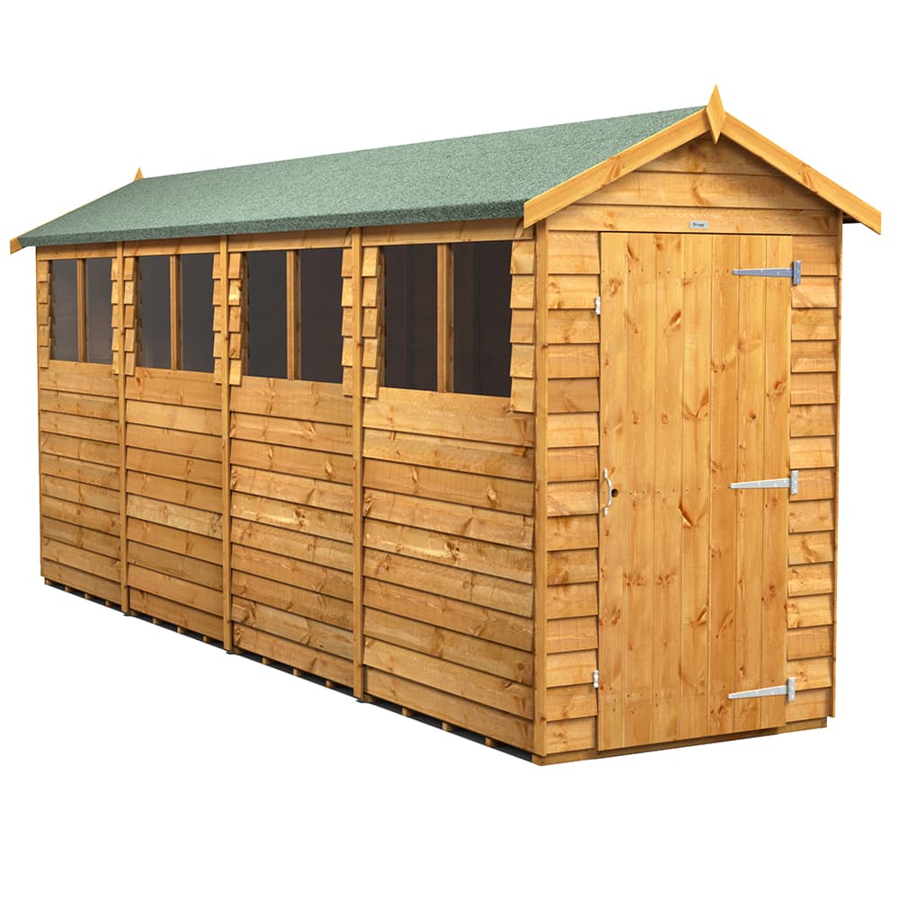 Powersheds 16 x 4 Power Overlap Apex