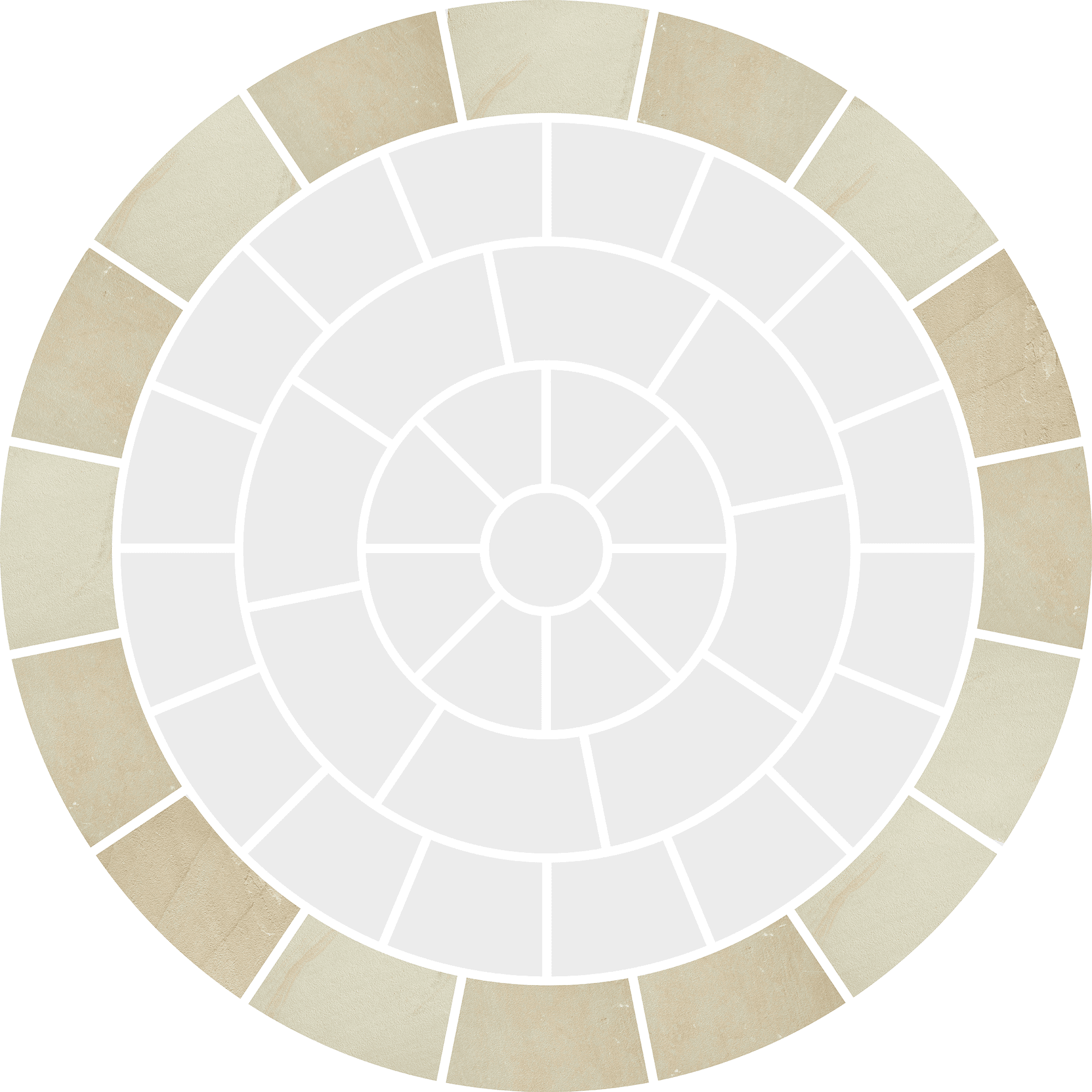 Global Stone Premium Sandstone 3.6m Circles Mint