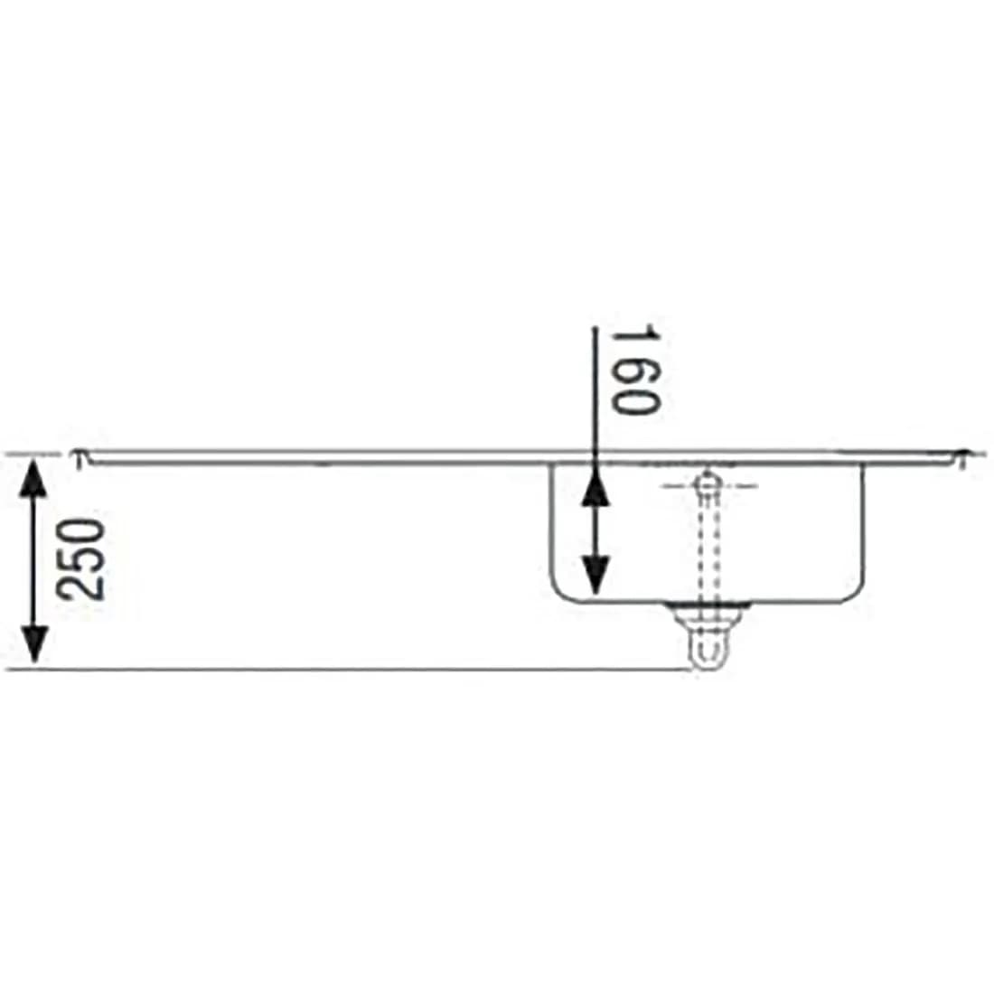 Leisure Lexin 1.0 Bowl Sink Rh 950 X 508Mm S/Steel 2Th