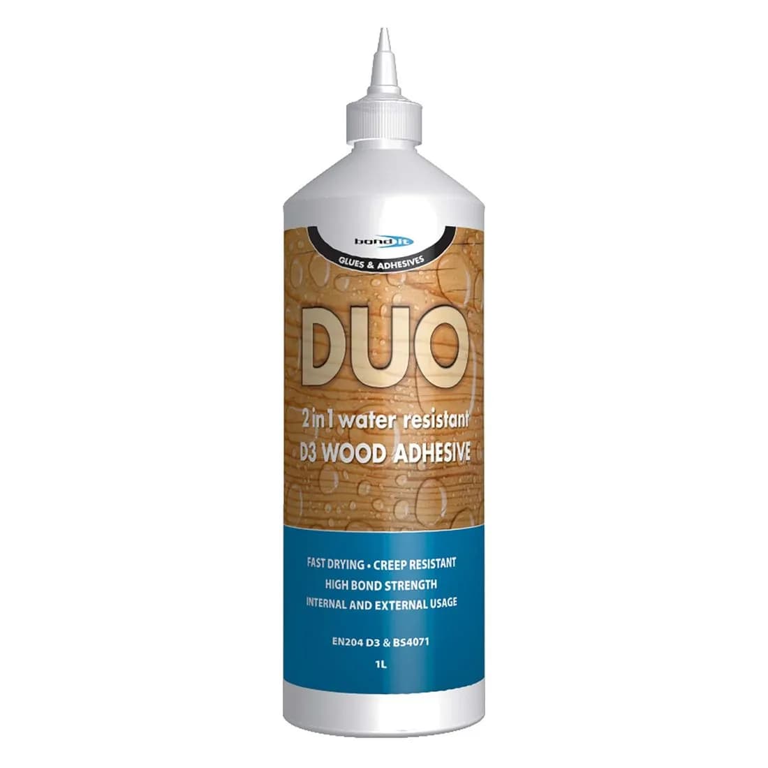 Bond It Duo D3 W/Proof Wood Adhesive 1L