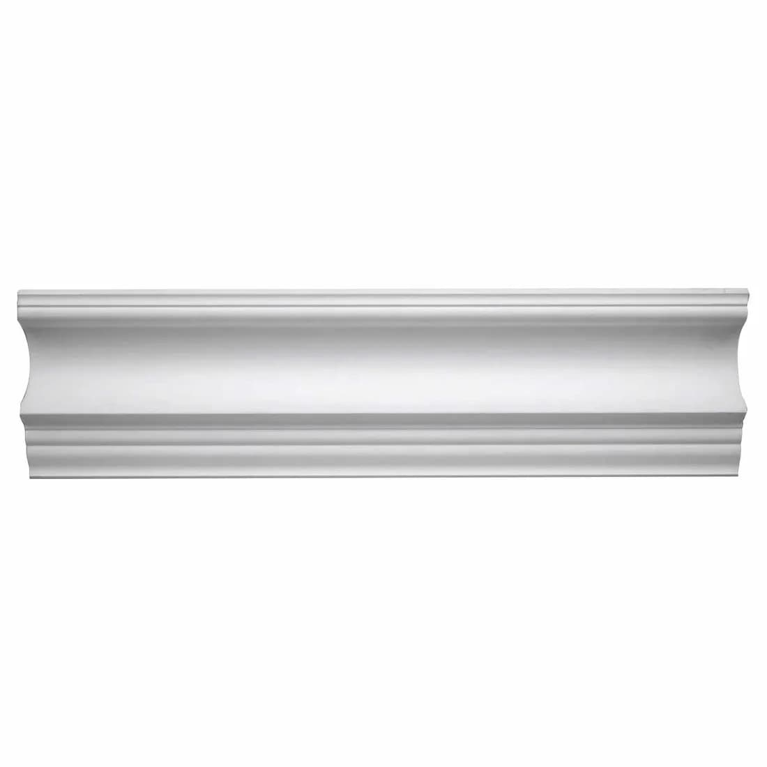 Upvc Scoop Cornice Coving White 165Mm X 2.9M