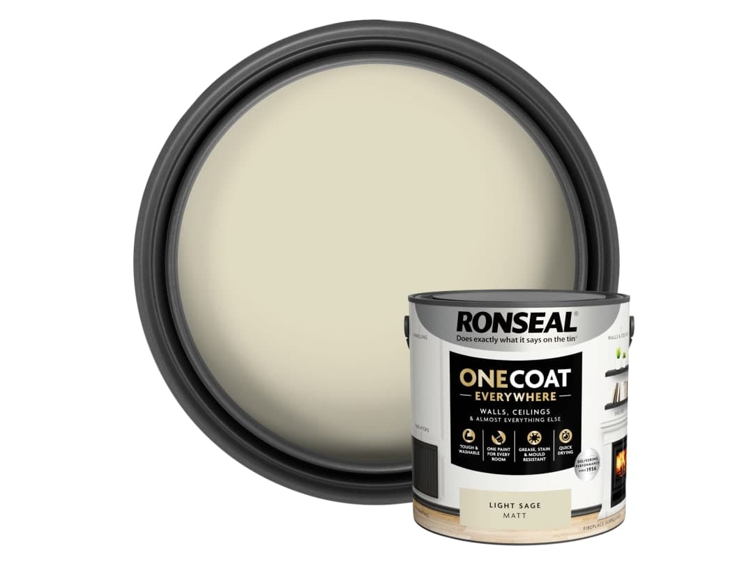 Ronseal One Coat Everywhere Light Sage 2.5L 62204 KCB.7015103.62204.76