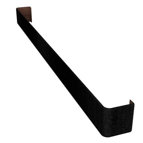 Black Ash Woodgrain Fascia Double End Joint Trim - 600mm x 47mm