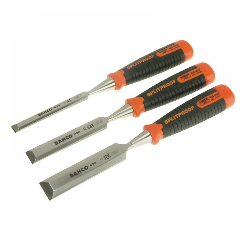 Bahco 434-S3-EUR 434 Bevel Edge Chisel Set 3 Piece