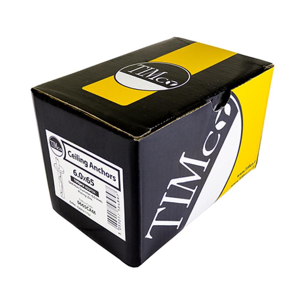 Timco 0640CAM Ceiling Anchors - Zinc 6.0 X 40 Box 100