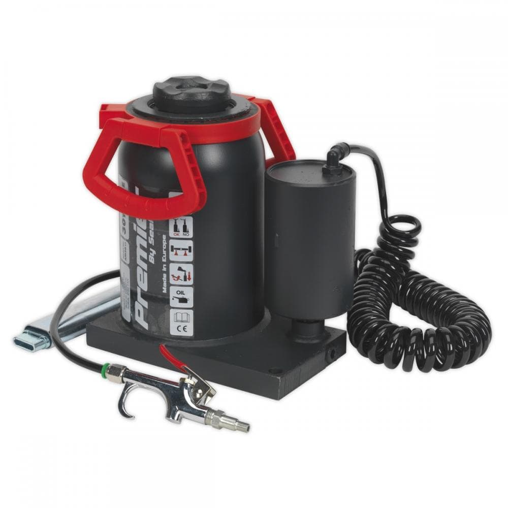 Sealey AM30 Bottle Jack 30 Tonne Manual/Air Hydraulic