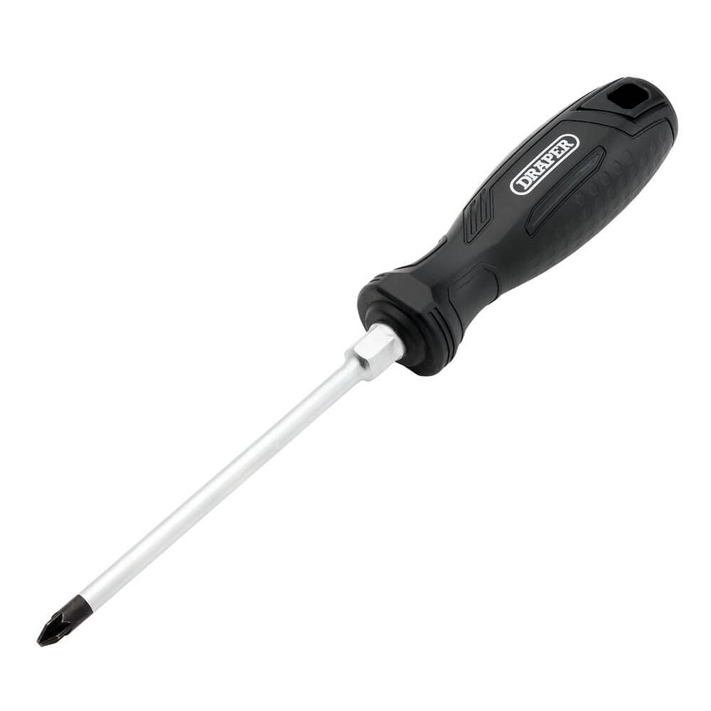 Draper Pozi Hard Grip Screwdriver Pz2 X 125Mm Pk 1 13516
