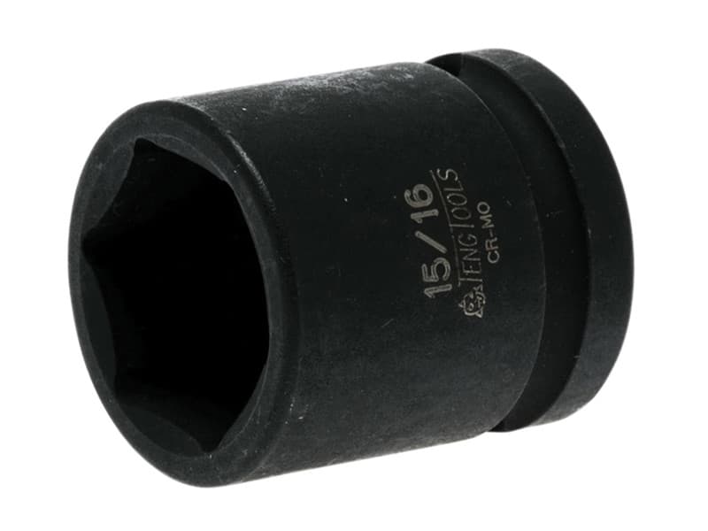 Teng 920130 Impact Socket Hexagon 6-Point 1/2In Drive 15/16In