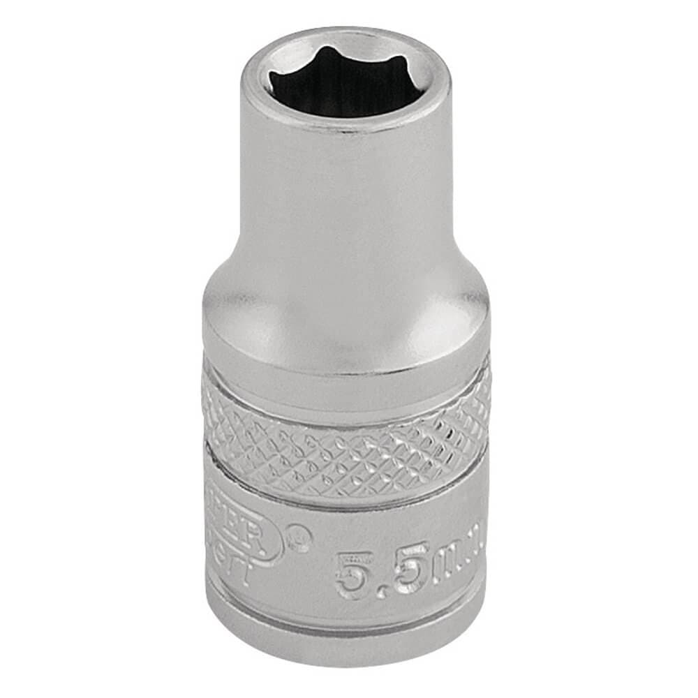 Draper Expert 16509 Socket 1/4in Sq. Dr. 5.5Mm each