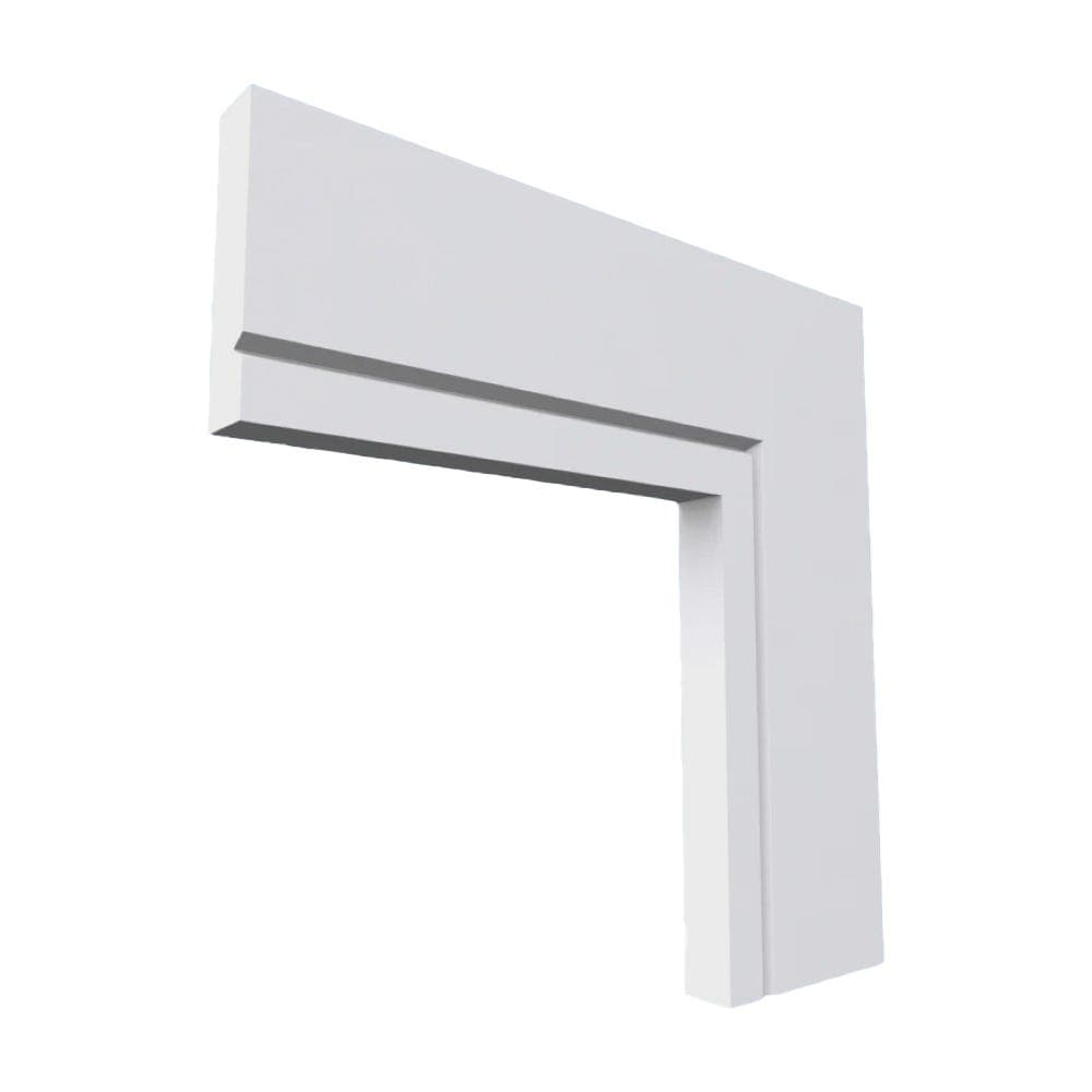 Square Edge V Grooved MDF Architrave Unprimed 4200mm x 70mm x 18mm