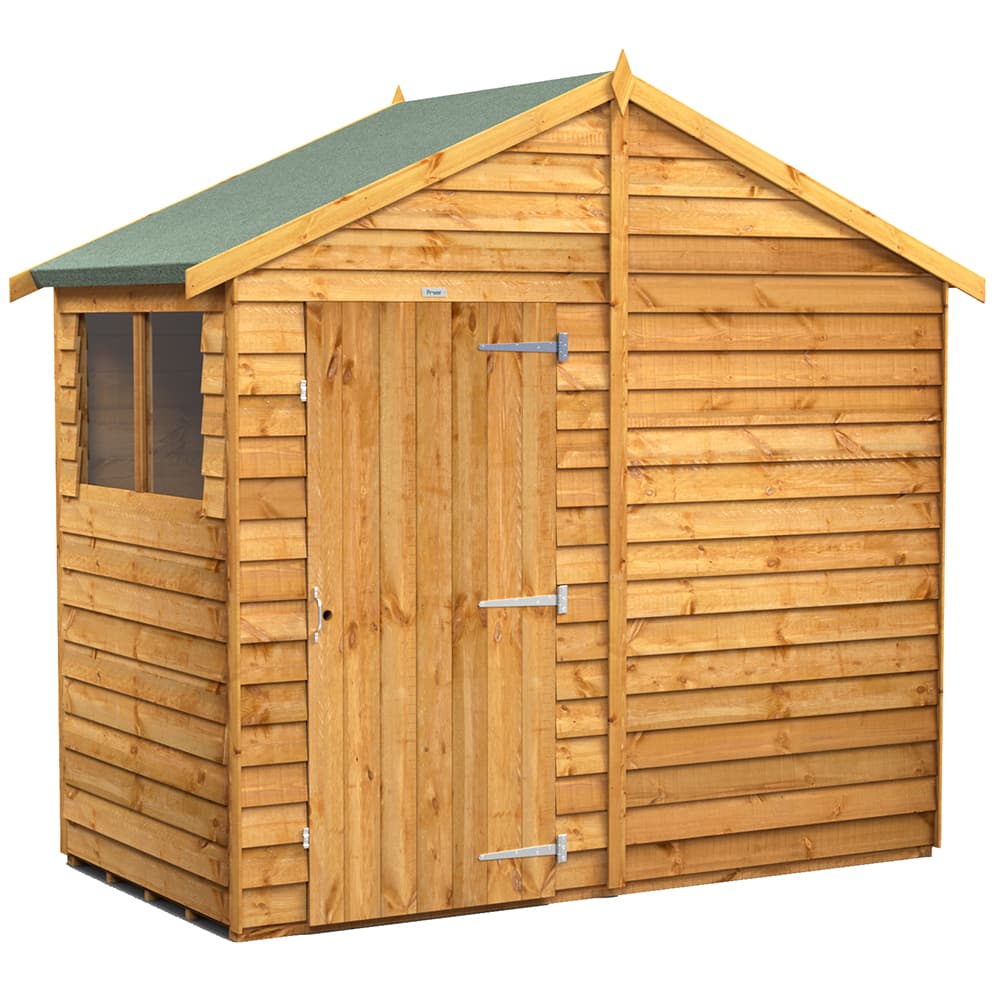 4 x 8 Power Overlap Apex Shed