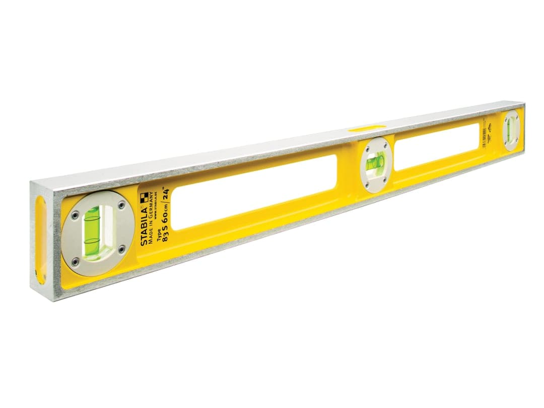 Stabila 83S Level Double Plumb 3 Vial 2544 60cm 02544