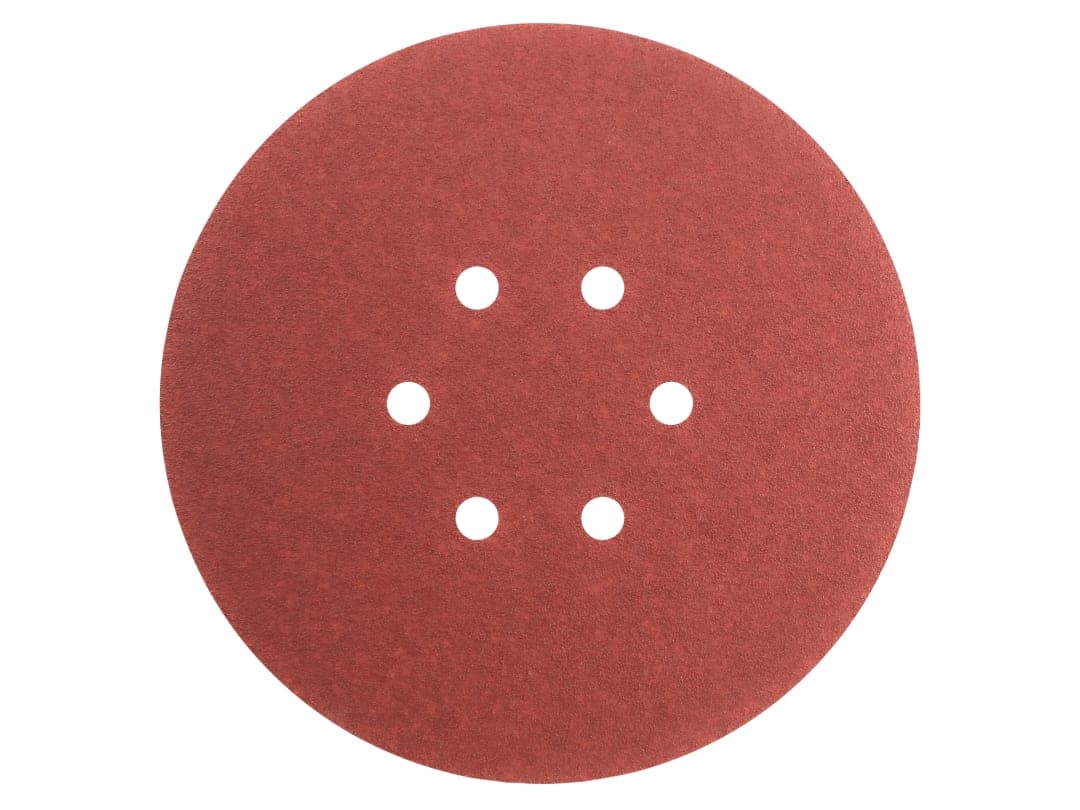 Faithfull Hook & Loop Sanding Disc DID2 Holed 150mm 2 Very Fine (Pack 5) FAIADHL150VF