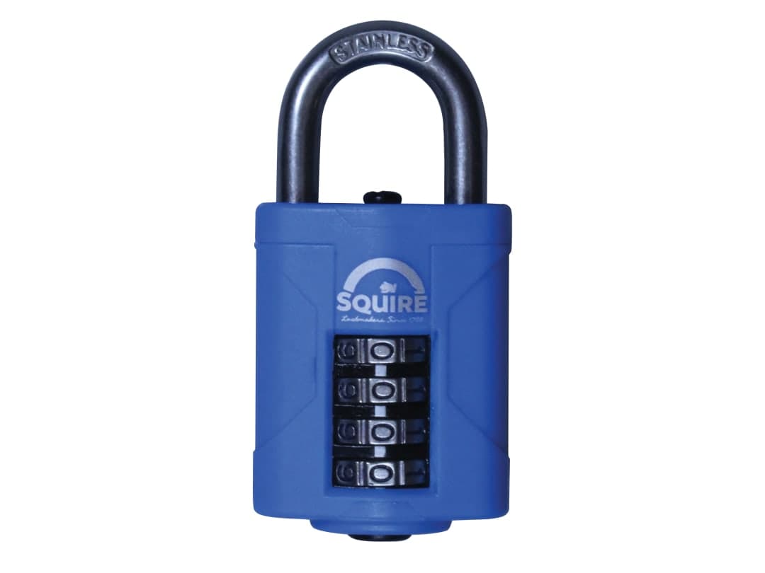 Squire CP40S Heavy-Duty Rustproof Marine Combi Padlock 38mm Boxed CP40SBX
