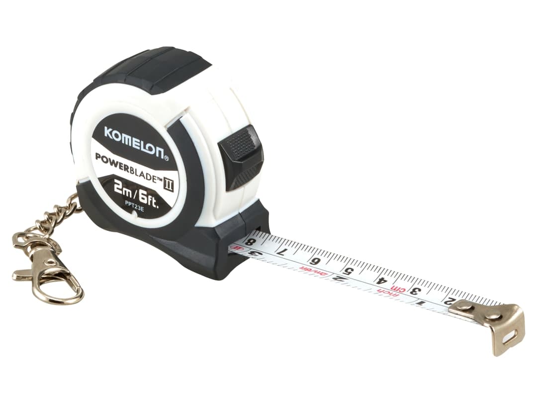 Komelon PowerBlade™ II Pocket Key Ring Tape 2m/6ft (Width 13mm) K87K