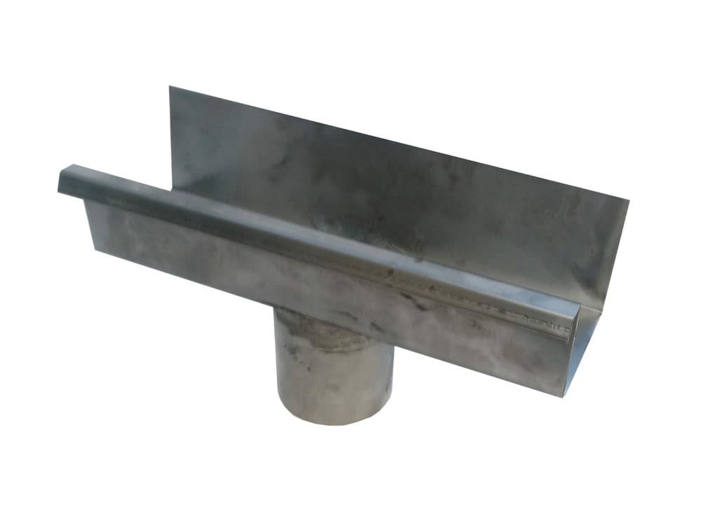 Zinc Box Gutter Running Outlet To 80mm