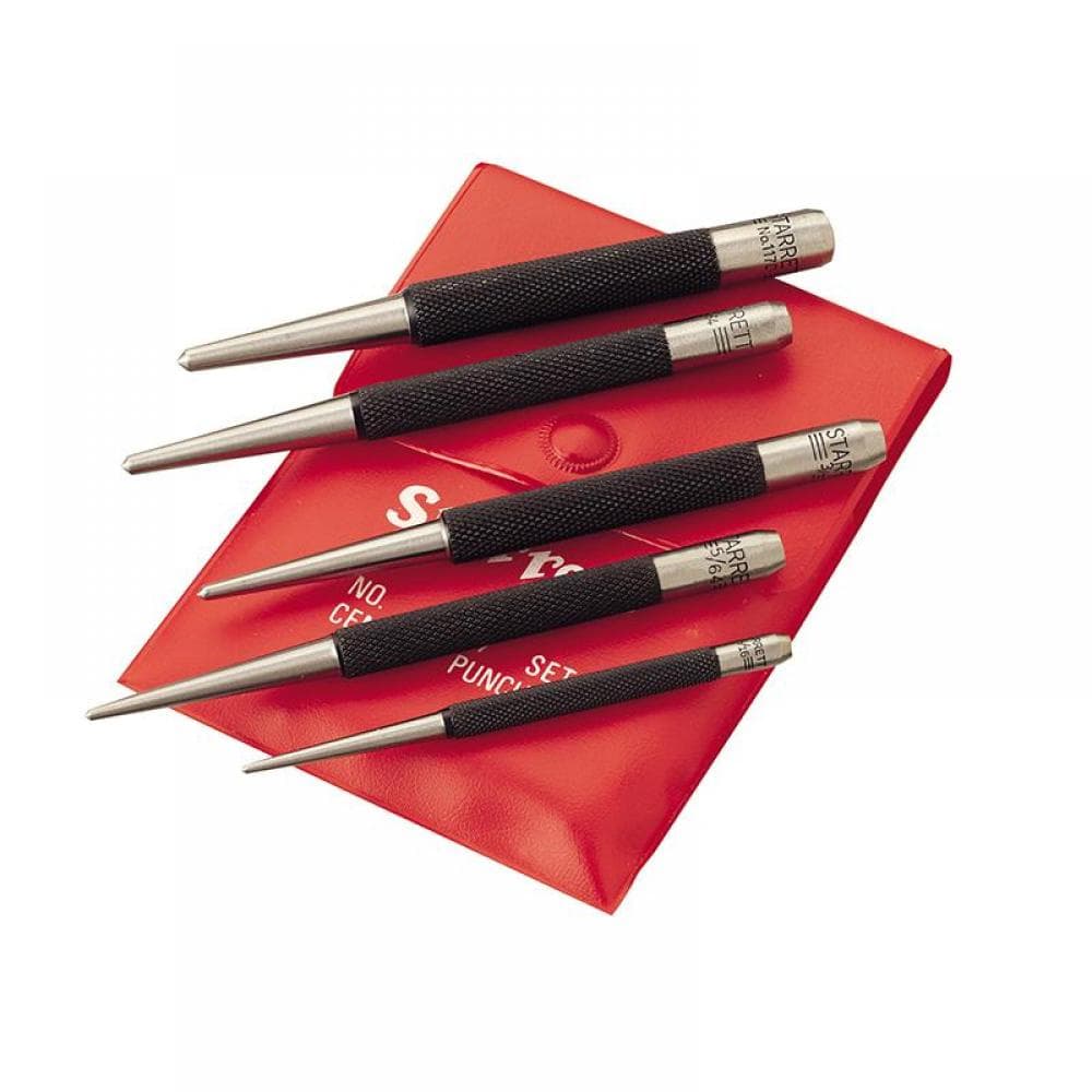 Starrett BQ627 S117Pc Centre Punch Set 5 Piece