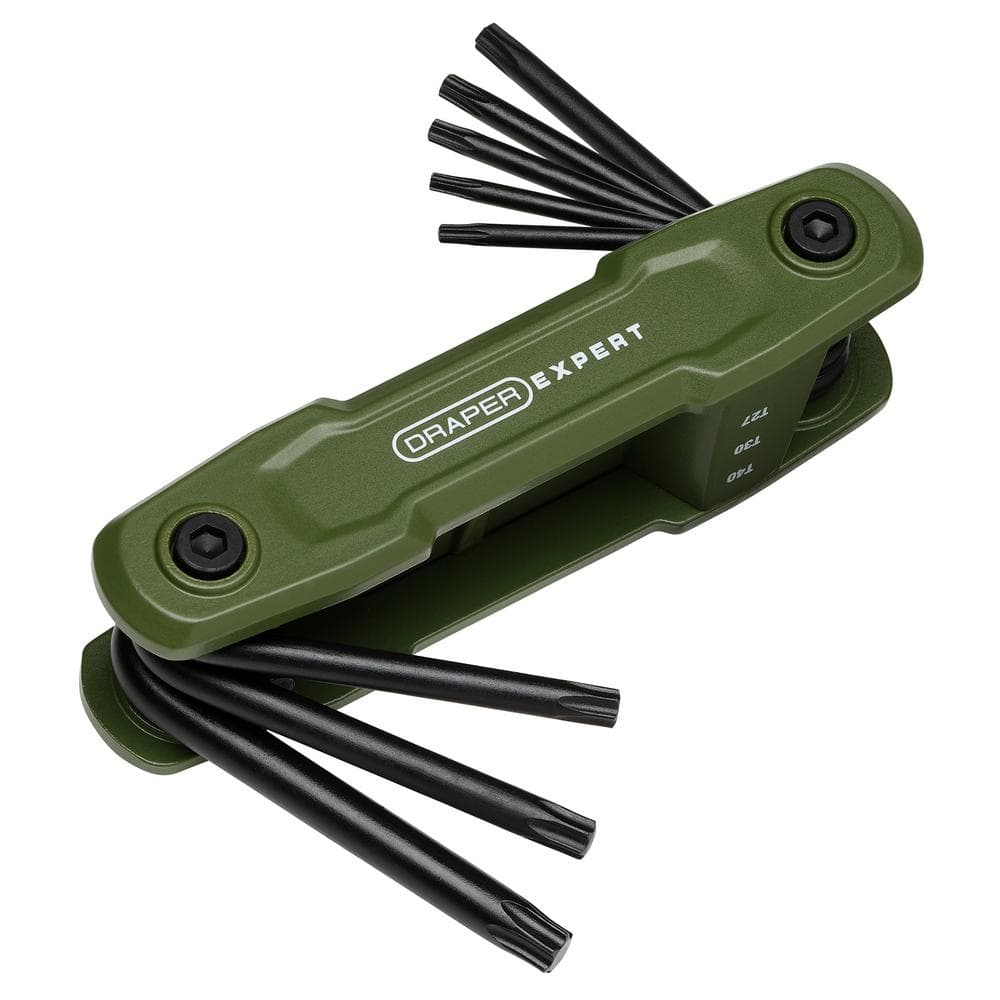 Draper Expert Tx-Star® Folding Key Set (8 Piece) Pk 1 31111