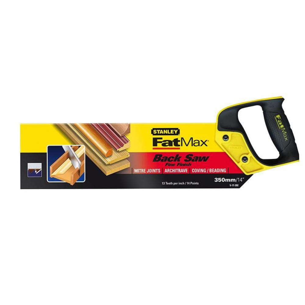 Stanley® 2-17-202 Fatmax® Tenon Back Saw 360Mm (14In) 13 Tpi