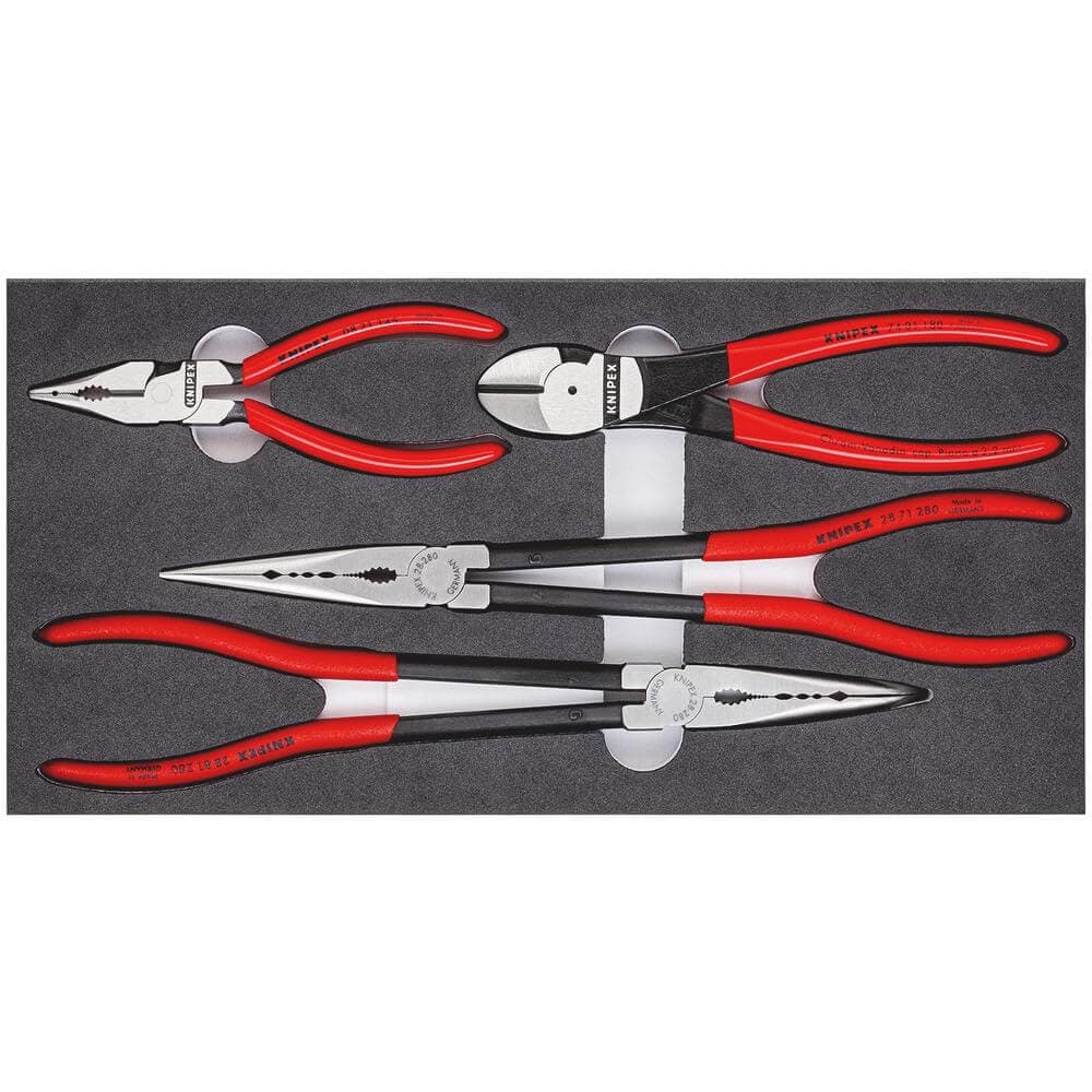 Knipex 00 20 01 V16 Set Of Pliers In A Foam Tray 4 Parts per kit 1 09240