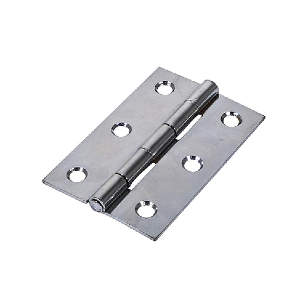 Timco 434123 Butt Hinge - Fixed Pin (1838) - Polished Chrome 100 X 70