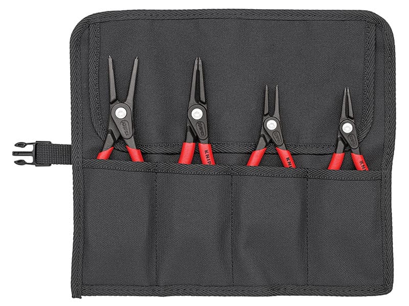 Knipex 00 19 57 Precision Circlip Pliers Set In Roll 4 Piece