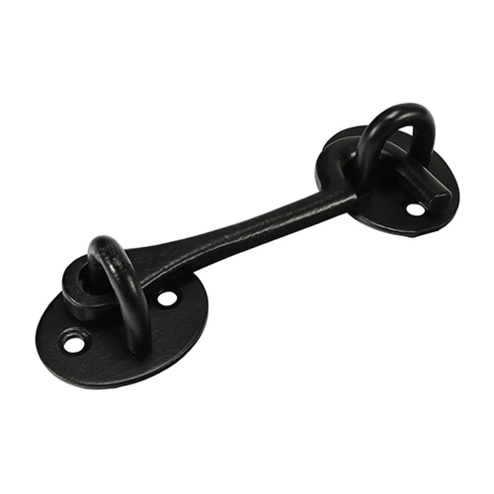 Timco 523258 Cabin Hooks - Black 4in Plain Bag 1