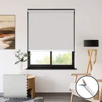 Pvc Blackout Light Grey 230vac Electric Roller Blinds
