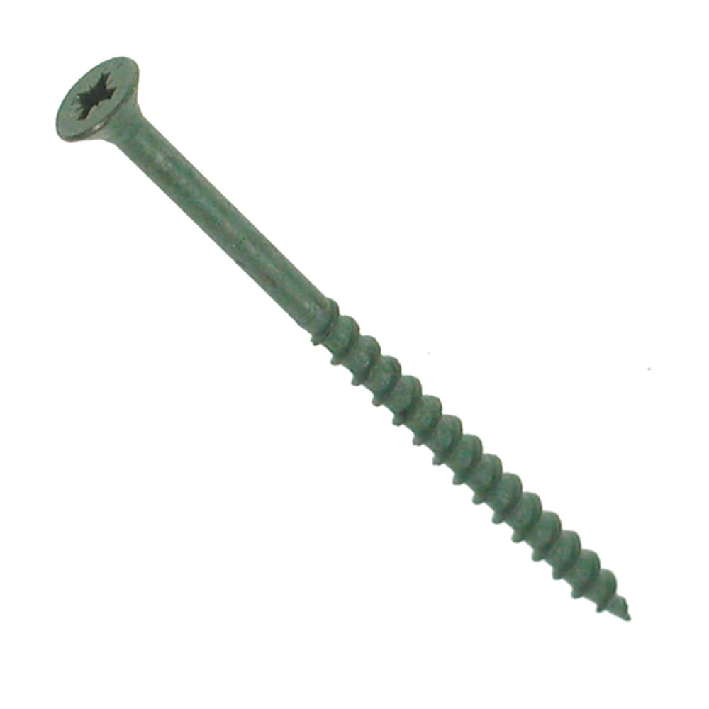 4Trade 5 x 75mm Decking Screw Green Qty 500