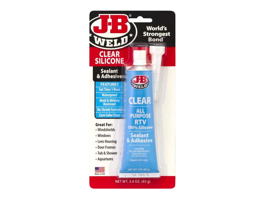J-B Weld Silicone Sealant & Adhesive Clear 85g 31310UK