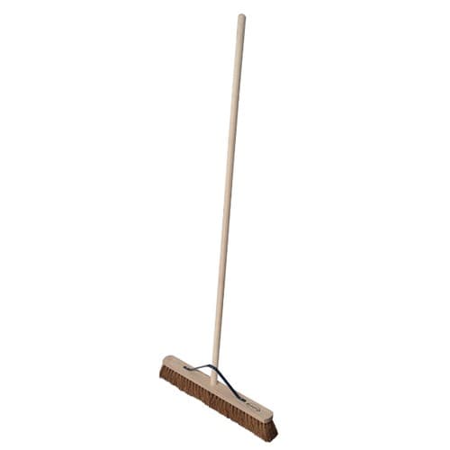 ProSolve Soft Coco Broom with Wooden Handle - 24'