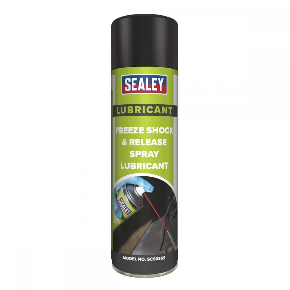 Sealey SCS036S Freeze Shock & Release Spray Lubricant 500Ml