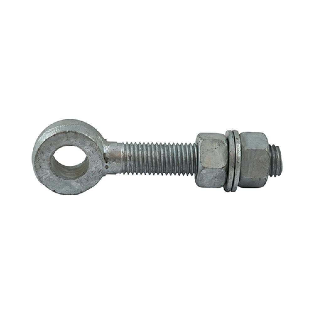 Timco AGE19250G Adjustable Gate Eyes With Nuts & Washers - Hot Dipped Galvanised M19 X 250 Plain Bag 2