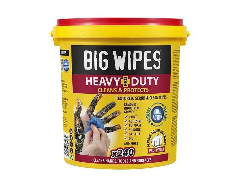 Big Wipes 2427 0000 Heavy-Duty Pro+ Antiviral Wipes (Bucket 240)