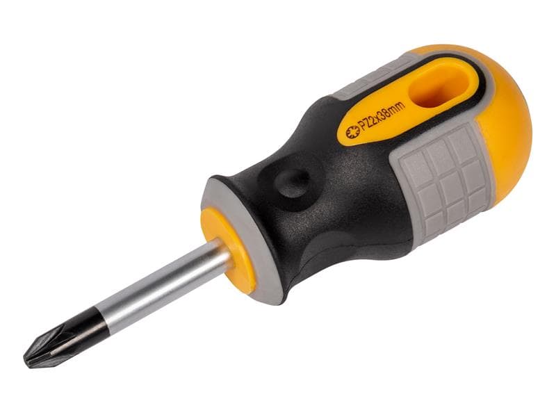 Roughneck 22-153 Stubby Screwdriver Pozidriv Tip Pz2 X 38Mm