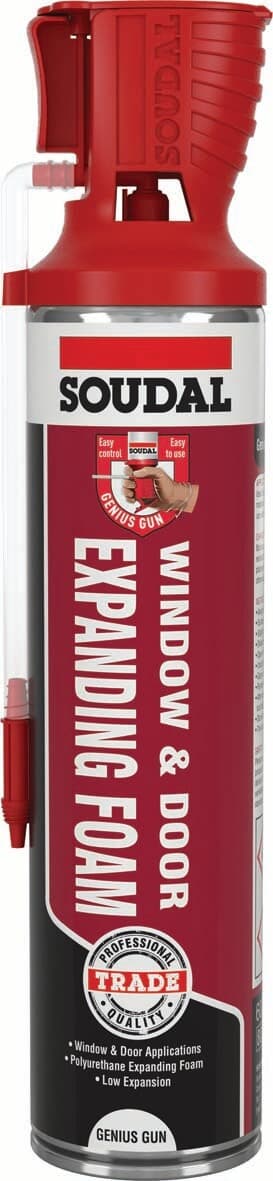 Soudal Window & Door Expanding Foam - Genius Gun® Max Champagne 600Ml 135223