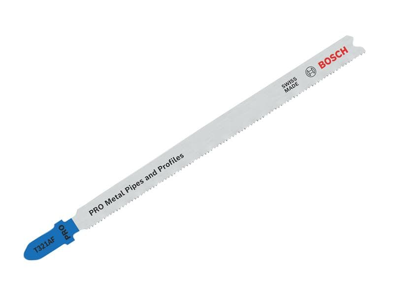 Bosch Powertool Accessories 2608636705 Pro Metal Pipes And Profiles T321Af Jigsaw Blade 132Mm Pack Of 5