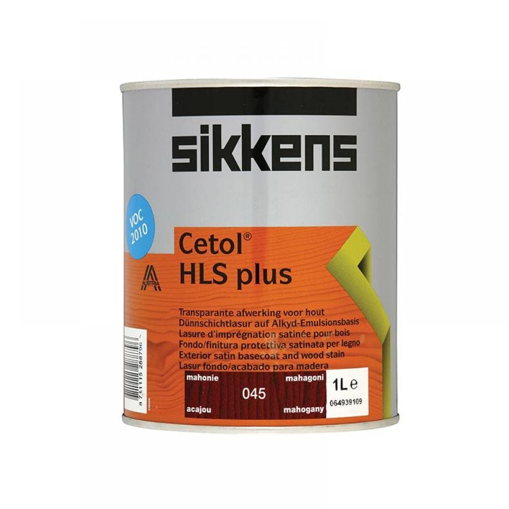 Sikkens 5085965 Cetol Hls Plus Translucent Woodstain Mahogany 1 Litre