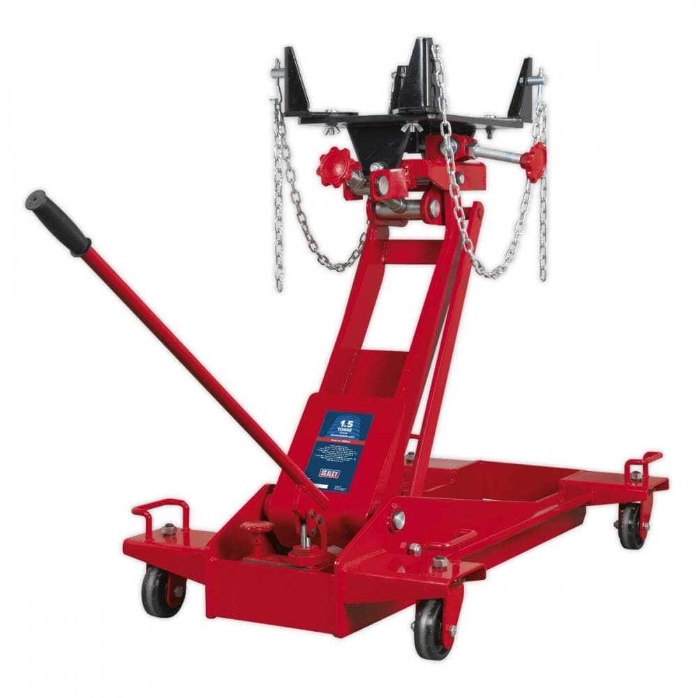 Sealey 1500E Transmission Jack 1.5 Tonne Floor