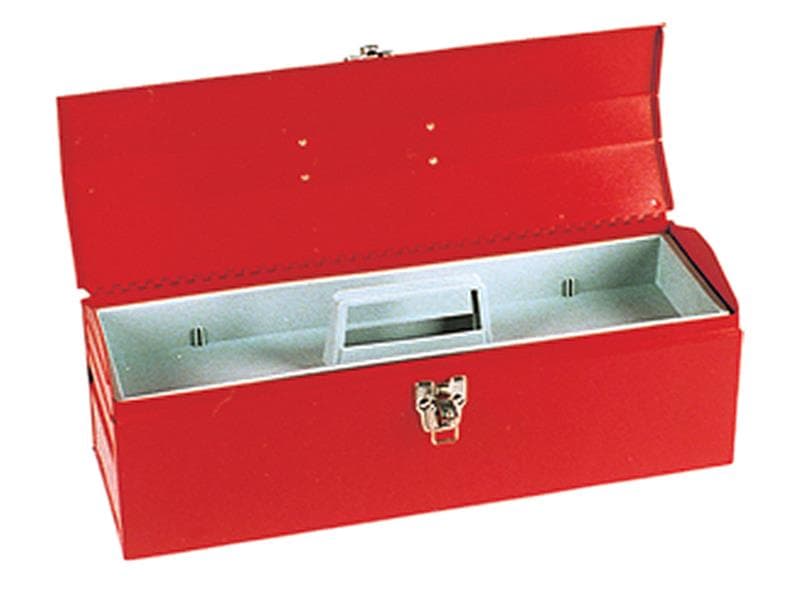 Faithfull TBH101 Metal Barn Toolbox + Tote Tray 48Cm (19In)