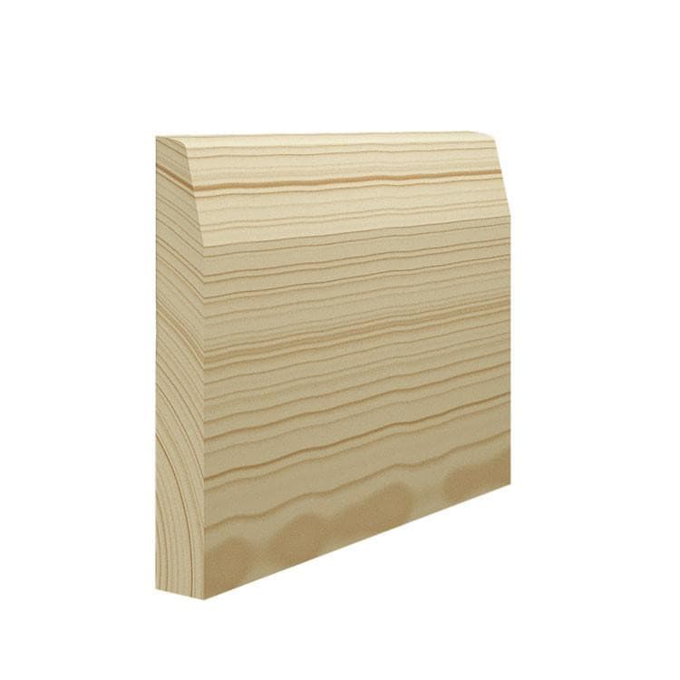 Chamfer Round Pine Skirting Board