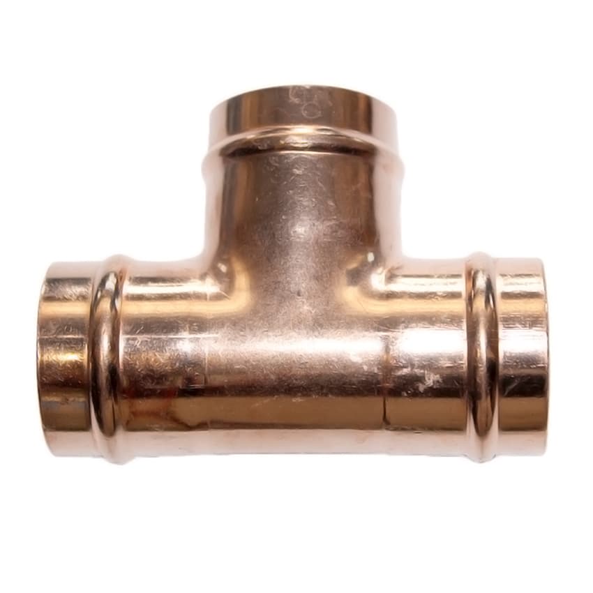 Solder Ring Fitting 22 mm Equal Tee