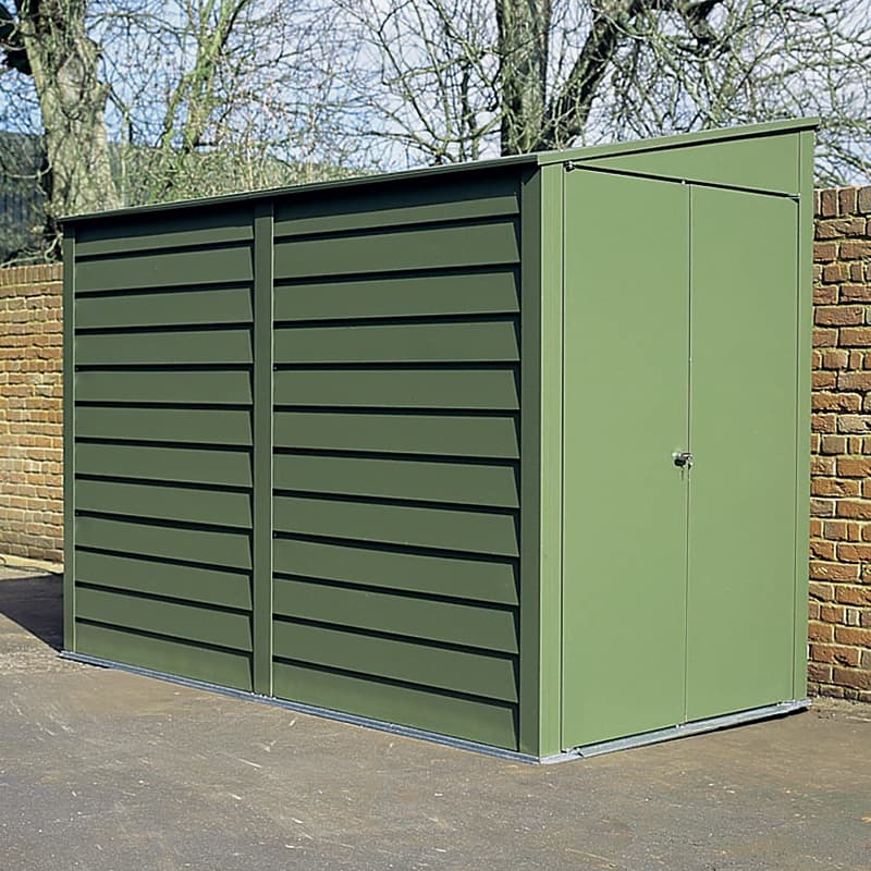 8'8 x 4'6 Trimetals Titan 940 Premium Motorcycle Metal Garage - Security Storage (2.65m x 1.37m)