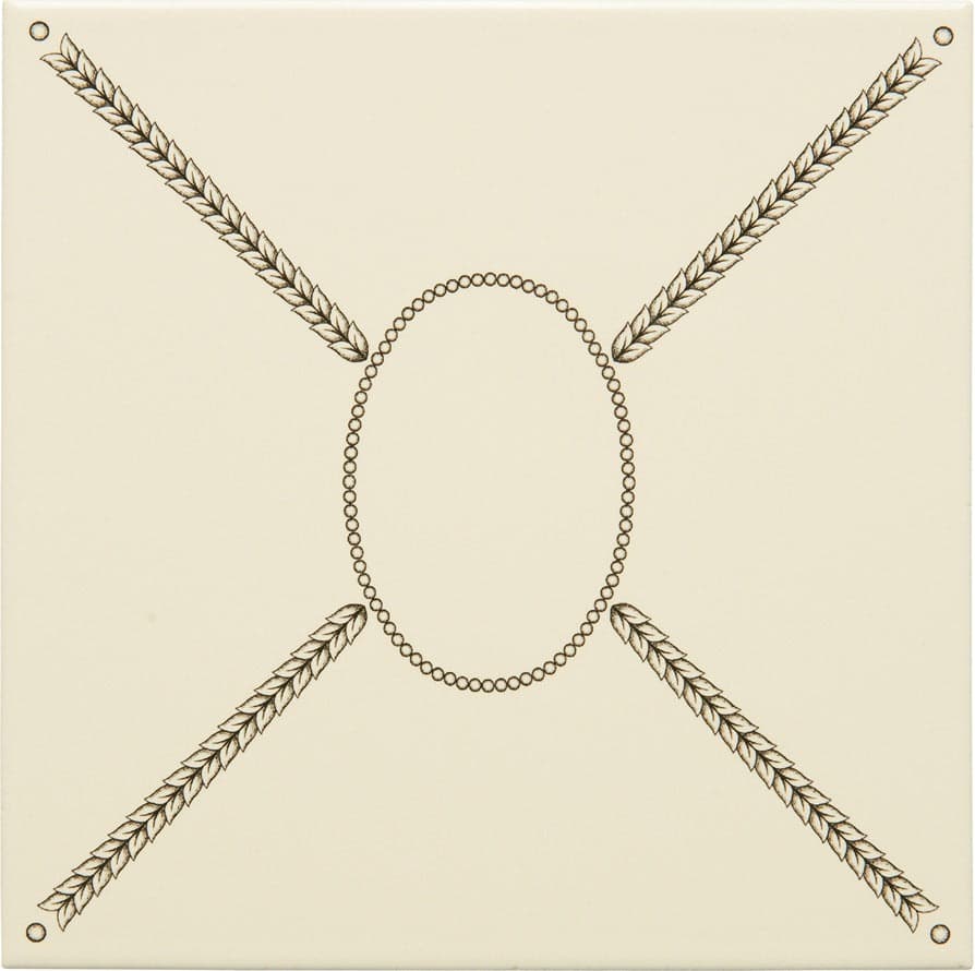 Original Style Artworks Cartouche Charcoal Grey on County White