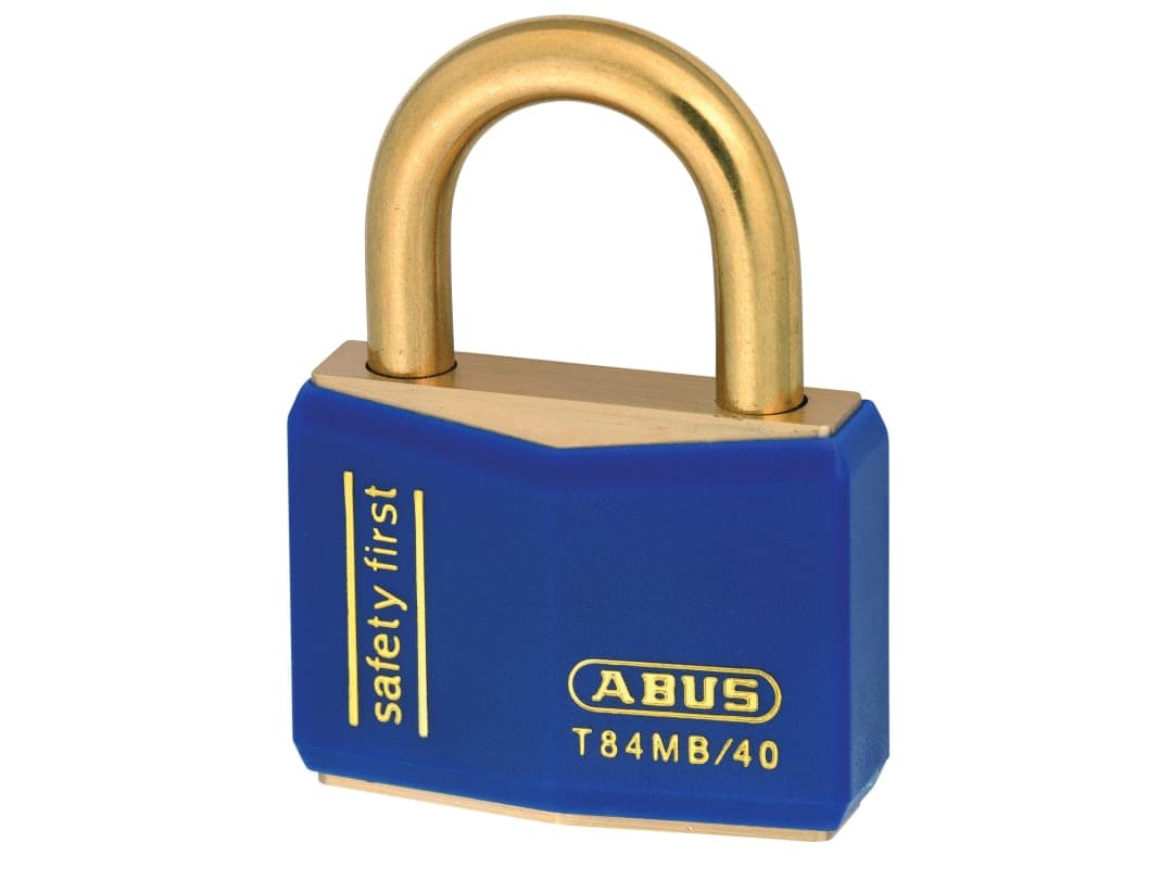 ABUS Mechanical T84MB/40mm Blue Rustproof Padlock Keyed Alike 8406 10037826-01