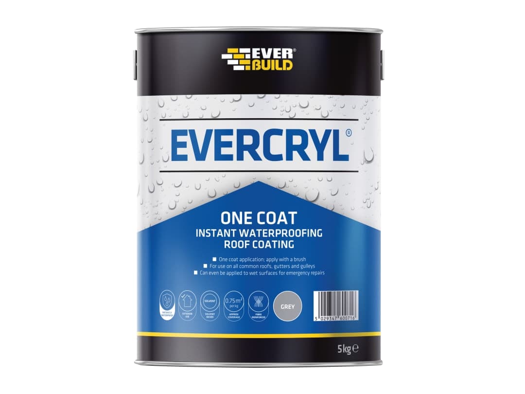 Everbuild Sika EVERCRYL® One Coat Grey 5kg 851569